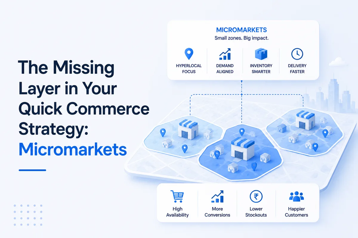 The Missing Layer in Your Quick Commerce Strategy: Micromarkets