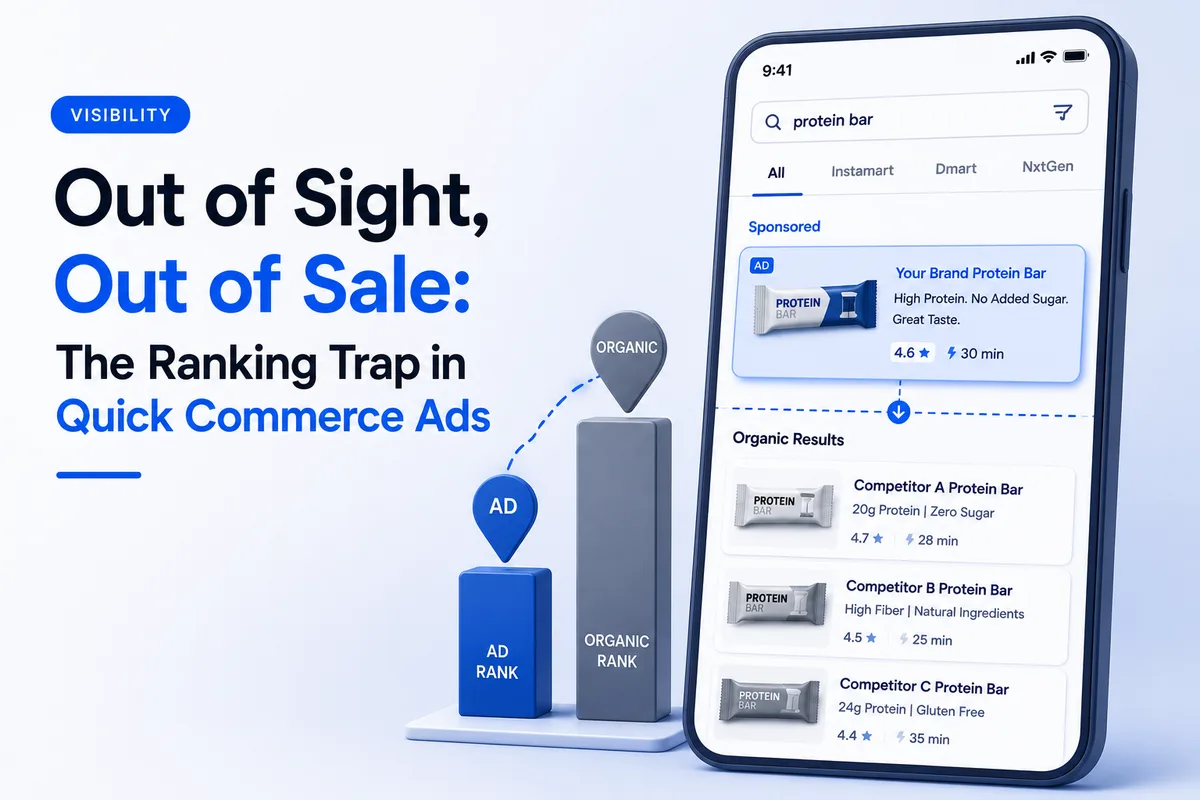 Quick Commerce Ads Ranking Optimization: Fix Wasted Ads Spend & Boost Conversions